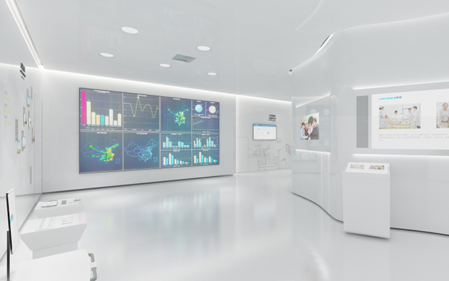 聯(lián)新智慧醫(yī)療展廳設(shè)計(jì)